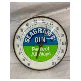12IN. SEAGRAMS GIN THERMOMETER 