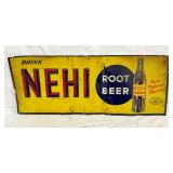 SST EMB. NEHI ROOT BEER SIGN 
