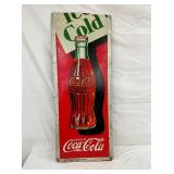 SST VERTICAL COCA-COLA SIGN 