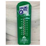 ROLLING ROCK BEER THERM. 8X27