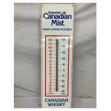 CANADIAN MIST WHISKEY THERM. 8X27