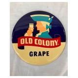 9IN OLD COLONY GRAPE EASEL BACK