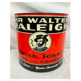 SIR WALTER RALEIGH TOBACCO TIN