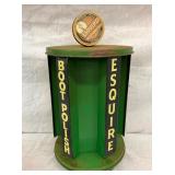TIN METAL ESQUIRE BOOT POLISH DISPLAY