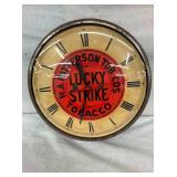 LUCKY STRIKE TOBACCO CLOCK