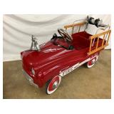 OTHERSIDE VIEW FIRE TRUCK PEDAL CAR