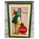 COKE REFRESH FRAMED CB BOWLING