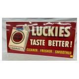 LUCKIES STRIKE CB W/ CIG. PACK 43X21