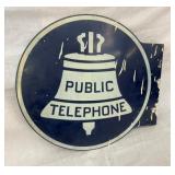PUBLIC TELEPHONE FLANGE W/ BELL