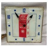 SEALTEST MILK CLOCK 15IN