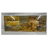 FRAMED NEHI CB W/ FAMILY 22X11