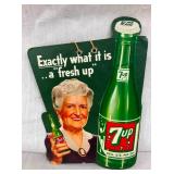 CB DS 7UP PULL W/ BOTTLE 5 1/2X7 1/2