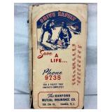 PAPER THERM. "DRIVE SAFELY" 7 1/2X15