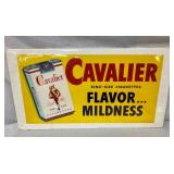 1953 PAPER CAVALIER CIG. ADV. 21X11