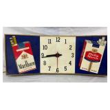 MARLBORO/MORRIS CLOCK 28X11