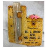 BILL/DONALD BURGE KING MILLING NC GUAGE