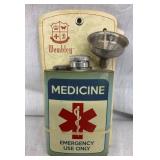 UNUSUAL MEDICINE TIN W/ SPOUT