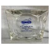 SUNOCO GLASS ASH TRAY