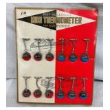 MINI THERM. FISHING BOBBER KEY CHAINS