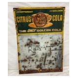 SST EMB. CITRUS SUNDROP SIGN 19 1/2X27