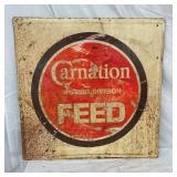 SST CARNATION FEEDS SIGN 30X30