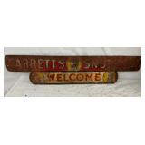 GARRETTS SNUFF SIGN 27X6
