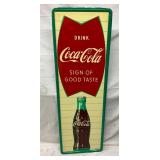 1958 SST VERT. COKE FISHTAIL SIGN