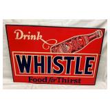 EARLY WHISTLE DRINK CARDBOARD SIGN