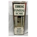 ERMENC FUNERAL HOME MIRROR THERM.