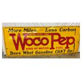 SSP WOCO PEP GASOLINE SIGN