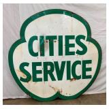 6FT. DSP CITIES SERVICE CLOVER SIGN