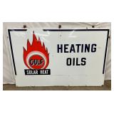 SSP GULF HEATING OILS SIGN