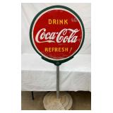 1938 DSP DRINK COKE LOLLY POP SIGN