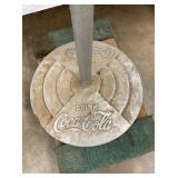 W/ 22IN EMB. CAST COCA COLA BASE