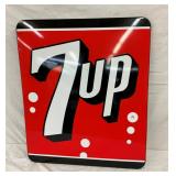 SSP 7UP COOKIE CUTTER SIGN W/ BUBBLES