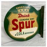 1938 DST SPUR FLANGE SIGN 18X18