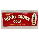 SST EMB. ROYAL CROWN COLA SIGN