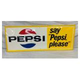 SST EMB. SAY PEPSI PLEASE SIGN