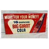 SST EMB. BIG GIANT COLA 16 OZ SIGN
