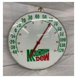18IN MOUNTAIN DEW THERMOMETER
