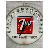 CLOSEUP VIEW THERMOMETER