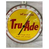 CLOSEUP VIEW THERMOMETER