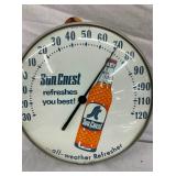 CLOSEUP VIEW THERMOMETER