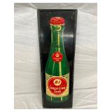 SELF FRAMED SIGN W/ BOTTLE