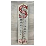 PORC. SINGER SEWING MACH. THERM. 7X27
