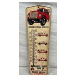 INTERNATIONAL TRUCKS THERMOMETER 8X24