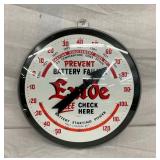 18IN EXIDE GLASS FRONT THERMOMETER