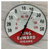 18IHN KING EDWARD CIGARS THERMOMETER