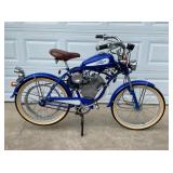 BLUE WHIZZER GAS POWERED BIKE