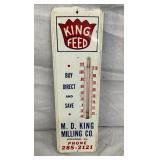KING FEED M.D KING MILLING CO. THERM.